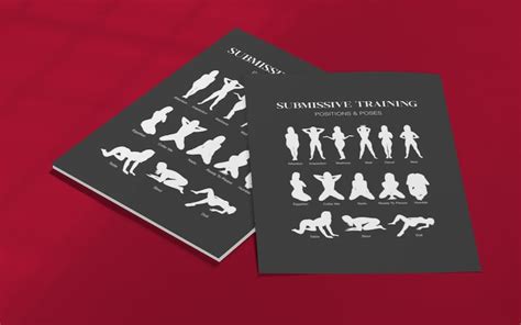Submissive Training Positions And Poses Digital Pdf Art File For Printing