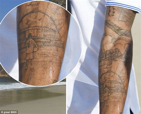 The tattoo relates to his father. Raheem Sterling's Wembley tattoo is a source of ...