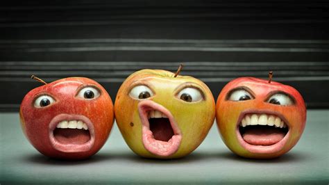 Apple Funny Face Hd Wallpaper Hd Latest Wallpapers