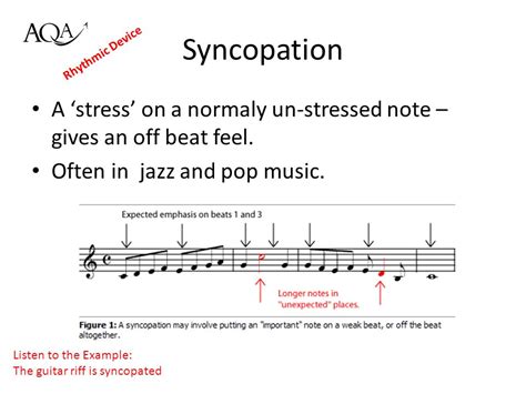 Syncopation In Music Means Get Rhythm All About Syncopation Musical U