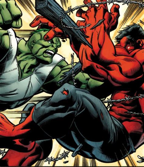 Marvel First Look Doc Green Omega Hulk Vs Red Hulk Red Hulk