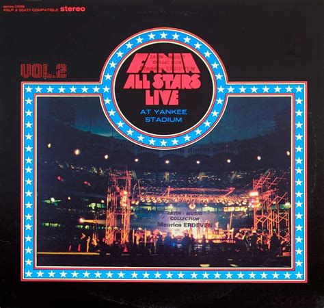 Fania All Stars Live At Yankee Stadium Vol 2 Manu Dibango Latin Salsa
