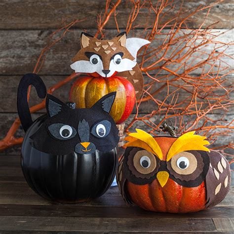 Cute Animal Pumpkin Masks For Halloween Lia Griffith