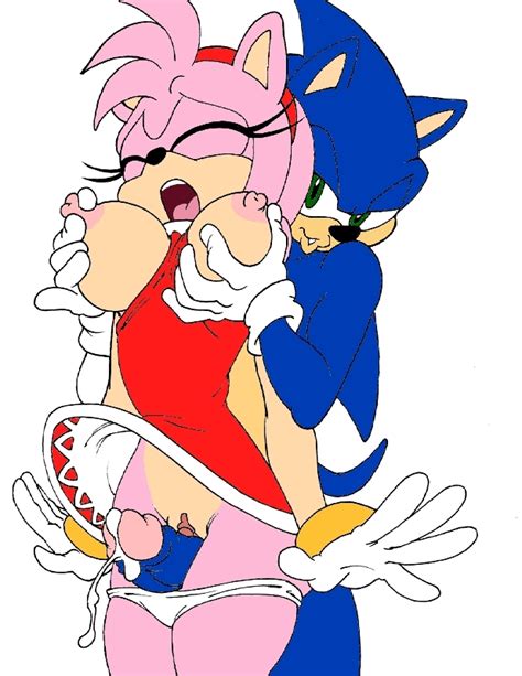 Rule 34 2014 Amy Rose Anthro Areola Big Breasts Blue