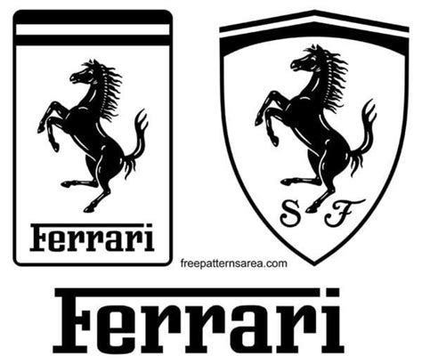 Vector Ferrari Logo Png