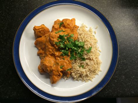 Chicken tikka masala with fluffy basmati rice cooking. Chicken Tikka Masala with Fluffy Basmati Rice | Recipe ...