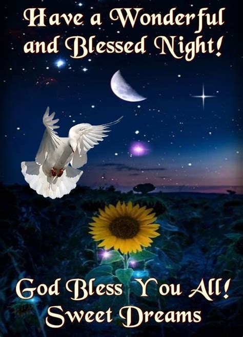 Blessed Night God Bless You All Sweet Dreams Pictures Photos And