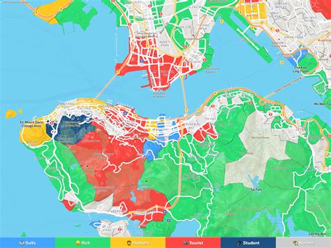 Map Of Hong Kong Neighborhoods Edyth Haleigh