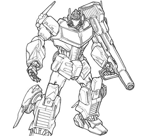 Here the children have a new opportunity to see their favorite superhero transformers optimus prime who is a fictional character. Get This Free Picture of Optimus Prime Coloring Page prmlr