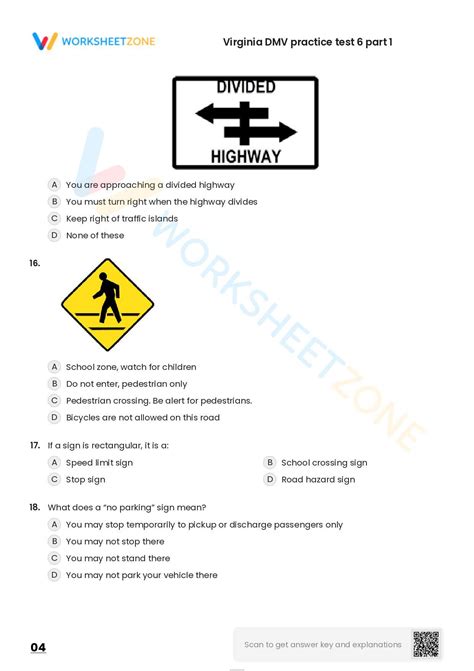 Free Printable Virginia DMV Practice Test Worksheetzone, 58% OFF