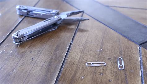 Paper clips can be used to pick a clock and they can perform well the same way with a traditional tension wrench and rake. How to Pick a Lock With a Paper Clip | SGT Report