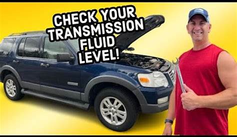 How To Check 2006 - 2010 Ford Explorer Transmission Fluid Level - YouTube