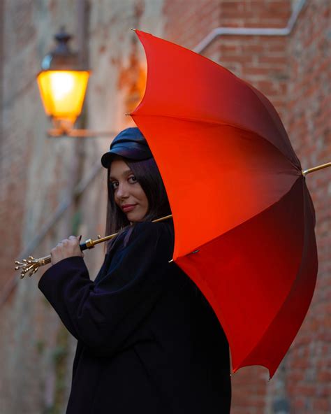Marvelous Umbrella With Double Cloth Exclusive Design By Il Marchesato