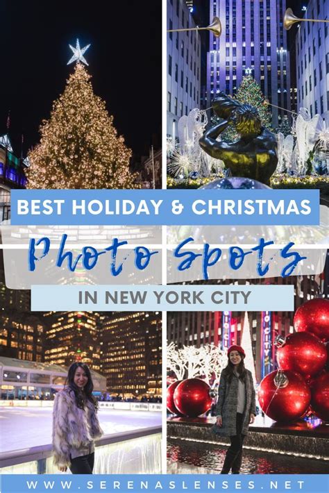 Pinterest Pin The Best Holiday And Christmas Photo Spots In New York