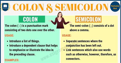 How To Use A Semicolon Vs Colon