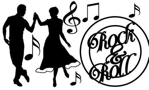 Rock And Roll Silhouette At Getdrawings Free Download