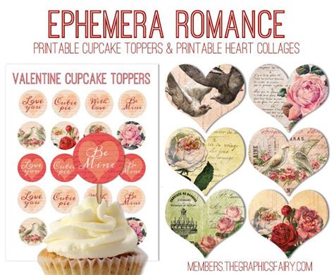 Ephemera Romance Kit Graphics Fairy Premium Romance Kit Graphics