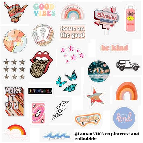 Indie Sticker Pack 2 Sticker By Lauren53103 In 2020 Aesthetic