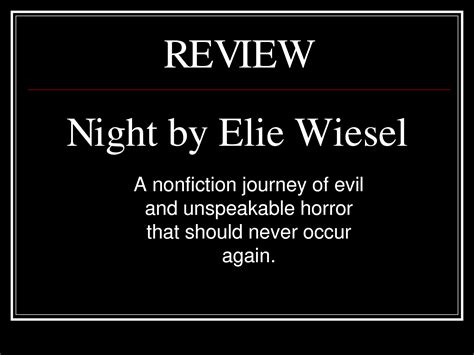 Quotes From The Book Night By Elie Wiesel Quotesgram