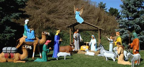 Life Size Fiberglass Nativity Figures All American Christmas Co