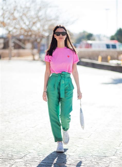 Pink And Green Colour Combinations Fashion Colourful Outfits Fashion
