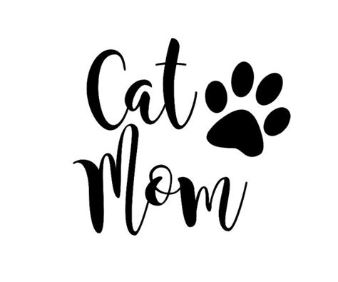 Cat Mom Svg Png Jpeg Etsy