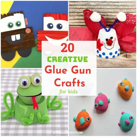 20 Creative Glue Gun Crafts For Kids And Moms To Enjoy