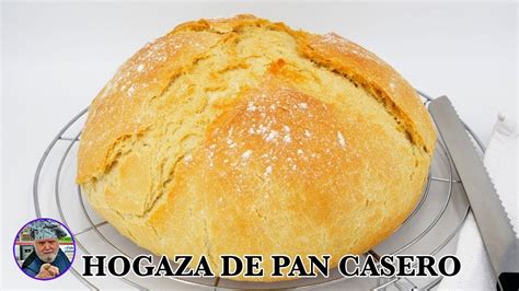 Hogaza De Pan Casero Para Principiantes Pan De Campo Pan De Pueblo
