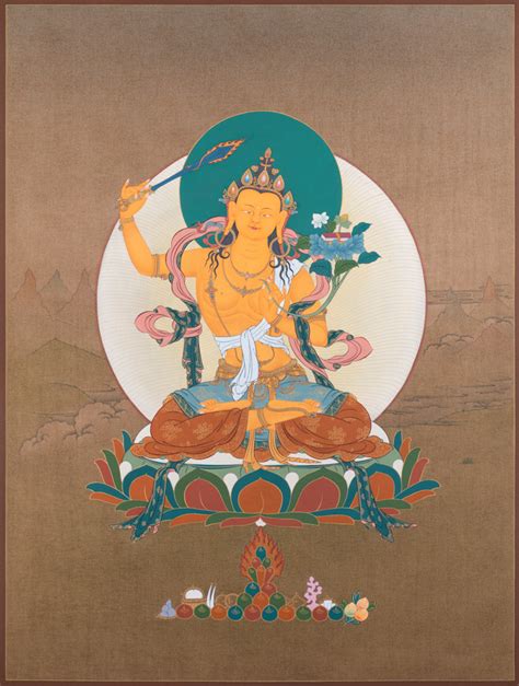 Manjushri Thangka Enlightenment Dakini As Art