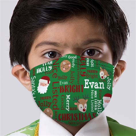 Atonement, easter, jesus, savior christmas faith, testimony, obedience family, home, mother, father missionary, service, example praise, gratitude, worship, thanksgiving restoration, prophets, scriptures temples, family history, heritage, patriotism youth, theme, yw, ym, ymyw, values. Personalized Christmas Character Word-Art Youth Face Mask