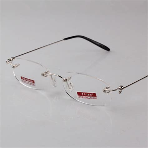 special price top grade ultralight rimless reading glasses men business high definition