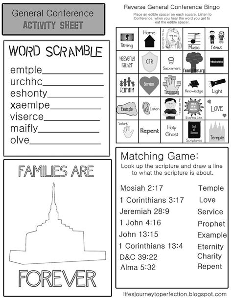 Prepare For Lds General Conference With These Printables