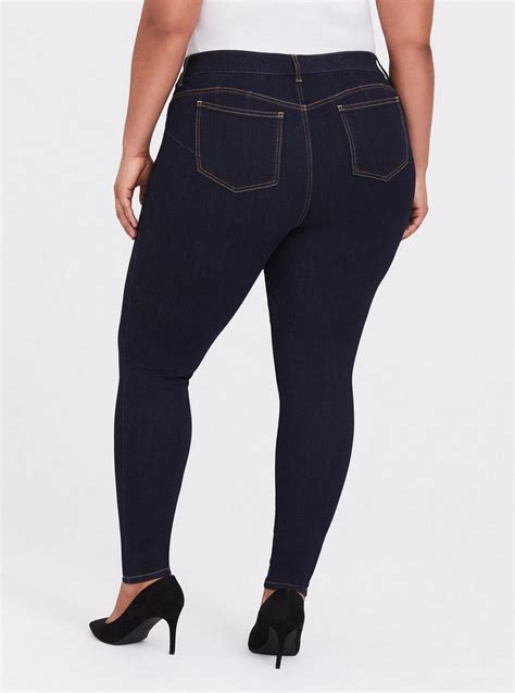 Plus Size Bombshell Skinny Jean Premium Stretch Dark Wash Torrid