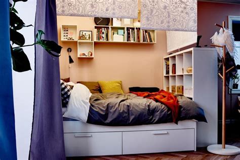 21 Best Ikea Storage Hacks For Small Bedrooms Ikea Small Spaces