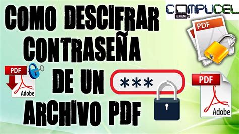 Como Desbloquear Un Pdf Protegido Con Contrase A Descifra La