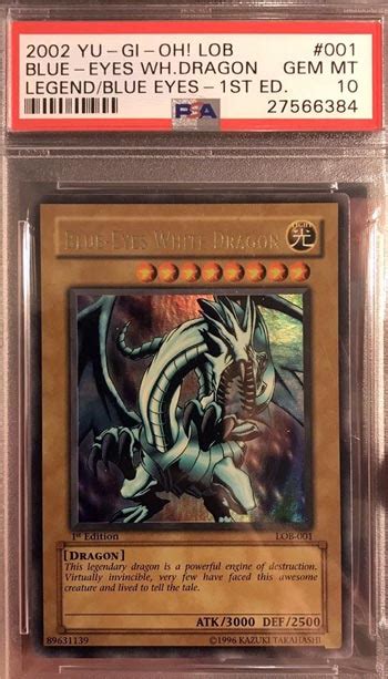 Today, the only bandai card that is considered rare and valuable is the swords of revealing light. 1080p Images: Yugioh Blue Eyes White Dragon Cards