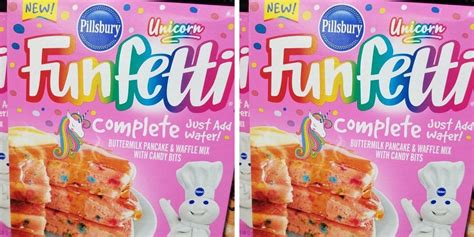 Pillsbury Has New Funfetti Unicorn Pancake And Waffle Mix For A Magical