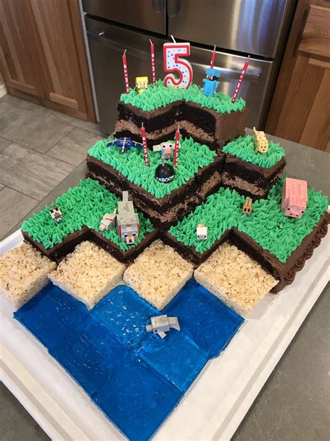 Minecraft Birthday Cake Birthday Cakes Minecraft Birthday Cake My Xxx Hot Girl