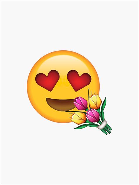 Heart Eyes Bouquet Secret Emoji Funny Internet Meme