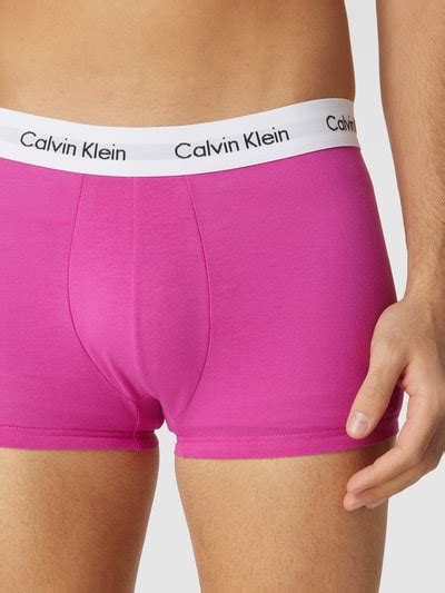 Calvin Klein Underwear Trunks Mit Label Details Im 3er Pack Pink