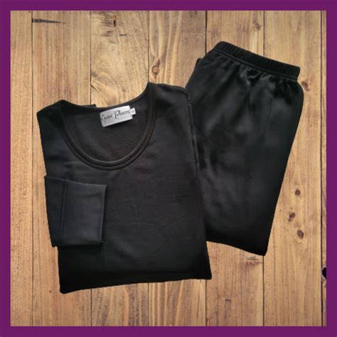 Men Warmth Cotton Lycra Thermal Wear Long John Set Pakaian Musim Sejuk Lelaki Shopee Malaysia