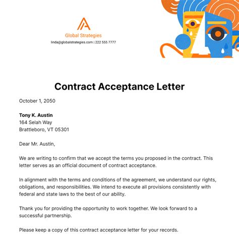 Free Contract Letter Templates And Examples Edit Online And Download