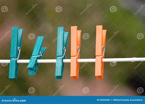 Pin Clothes Laundry Stock Image Image Of Washing Metal 20364587