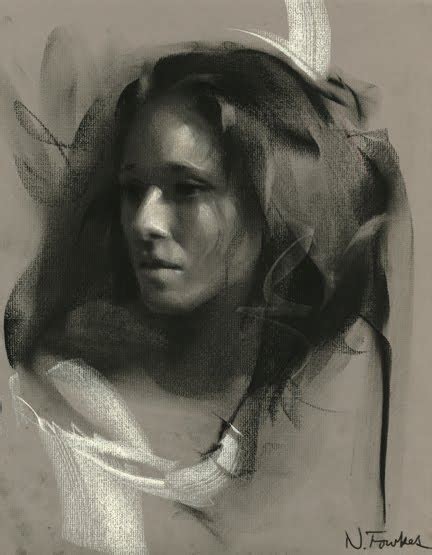 Alternately, step back 10 feet from the piece. Art Instruction :: How to Draw Portraits in Charcoal ...