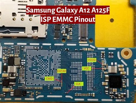 Samsung Galaxy A A F Isp Emmc Pinout Test Point