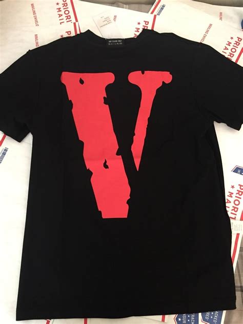 Vlone Reversible Black Ss Tshirts Size Medium Grailed