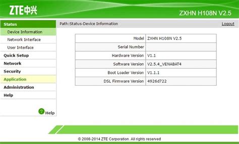 Lalu pilih menu wan, wan connection dan setting seperti password dan lainnya, tidak. Zte User Interface Password For Zxhn F609 / Zte Admin ...