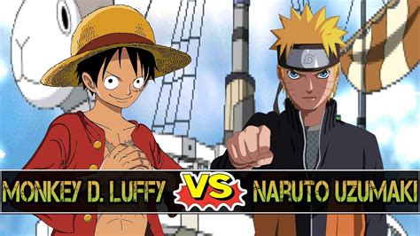 Mugen Battles Monkey D Luffy Vs Vs Naruto Uzumaki One Piece Vs