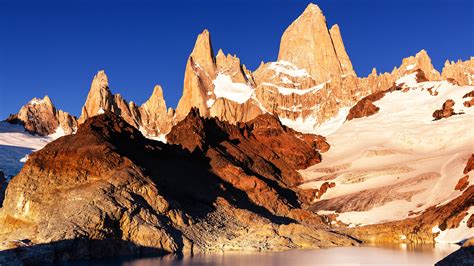 Argentina Montanhas Cerro Torre 2021 Paisagem Hd Foto Visualização