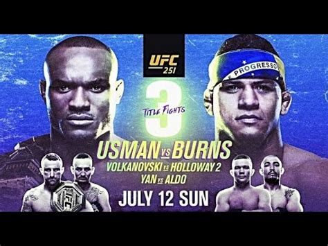 Check spelling or type a new query. UFC 251: FULL card predictions - YouTube